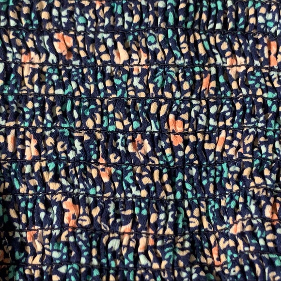 Socialite Sleeveless Romper in Blue Ditsy - Picture 10 of 11